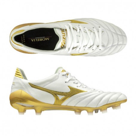 gold mizuno football boots