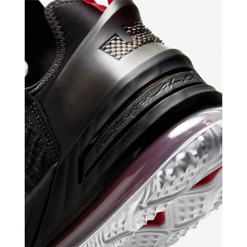 N5551 รองเท้าบาสเกตบอล Nike LeBron 18-Black/Court Purple/White/Metallic ...